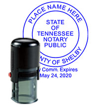 Quality Self-Inking Round Tennessee Notary Stamp. Order your Official Self-Inking Round TN Notary stamp today and save! Tennessee Round notary stamps ship the next business day with FREE Shipping available. Meets Tennessee Notary stamp requirements.