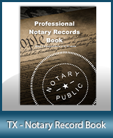 Texas Notary Records Books l Ships Next Day