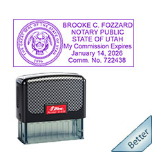 Order your Official Utah Notary public stamp today and save. Utah notary supplies ship the next business day with FREE Notary Pen with Order. Meets Utah Notary stamp requirements.