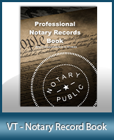 Low Prices for this excellent Vermont notary records journal and notary supplies. We are known for quality notary products and excellent service. Ships Next Day