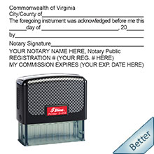 Order your Official VA Notary stamp today and save. Virginia notary supplies ship the next business day with FREE Notary Pen with Order. Meets Virginia Notary stamp requirements.