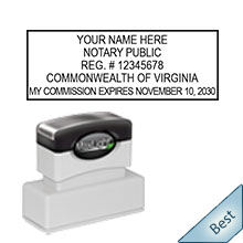 Order your Pre-Inked Virginia notary stamp today and save. Virginia notary supplies ship the next business day with FREE Notary Pen with Order. Meets Virginia Notary stamp requirements.