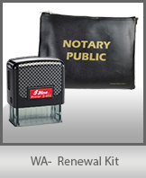 A notary supply kit designed for renewing notaries of Washington.
