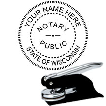 Order your Wisconsin Notary Pocket Seal Today and Save. Wisconsin Notary Seals ship the next business day with Free shipping available. Free Notary Pen with your order from our Wisconsin Notary Store.