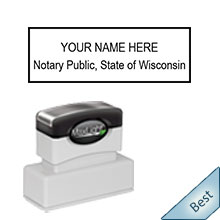 Order your Official Wisconsin Notary Pre-Inked Expiration Stamp today and save! Wisconsin notary stamps ship the next business day with FREE Notary Pen. Meets Wisconsin Notary stamp requirements.