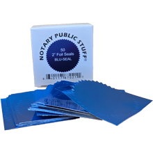 These Gold Notary Foil Labels make your seal impression look very distinguished. We carry a huge selection of notary supplies. Anchor Rubber Stamp