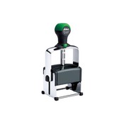 Shiny HM-6004 heavy duty metal self-inking custom stamp. Tested for over 1,000,000 impressions, up to 6 lines of custom text