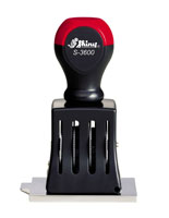 S-3600-2 Die Plate Dater NON self inking.  Anchor Rubber Stamps offers a large selection of custom daters and date stamps. Low Prices