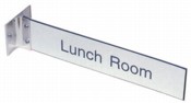 2 x 10 Corridor Sign, Silver